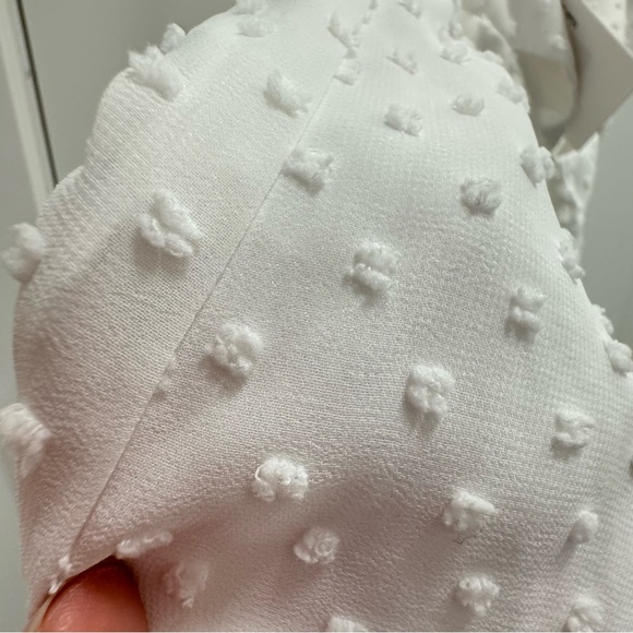 Park & Fifth White Swiss Dot Maxi Slip Dress - Picture 5 of 13